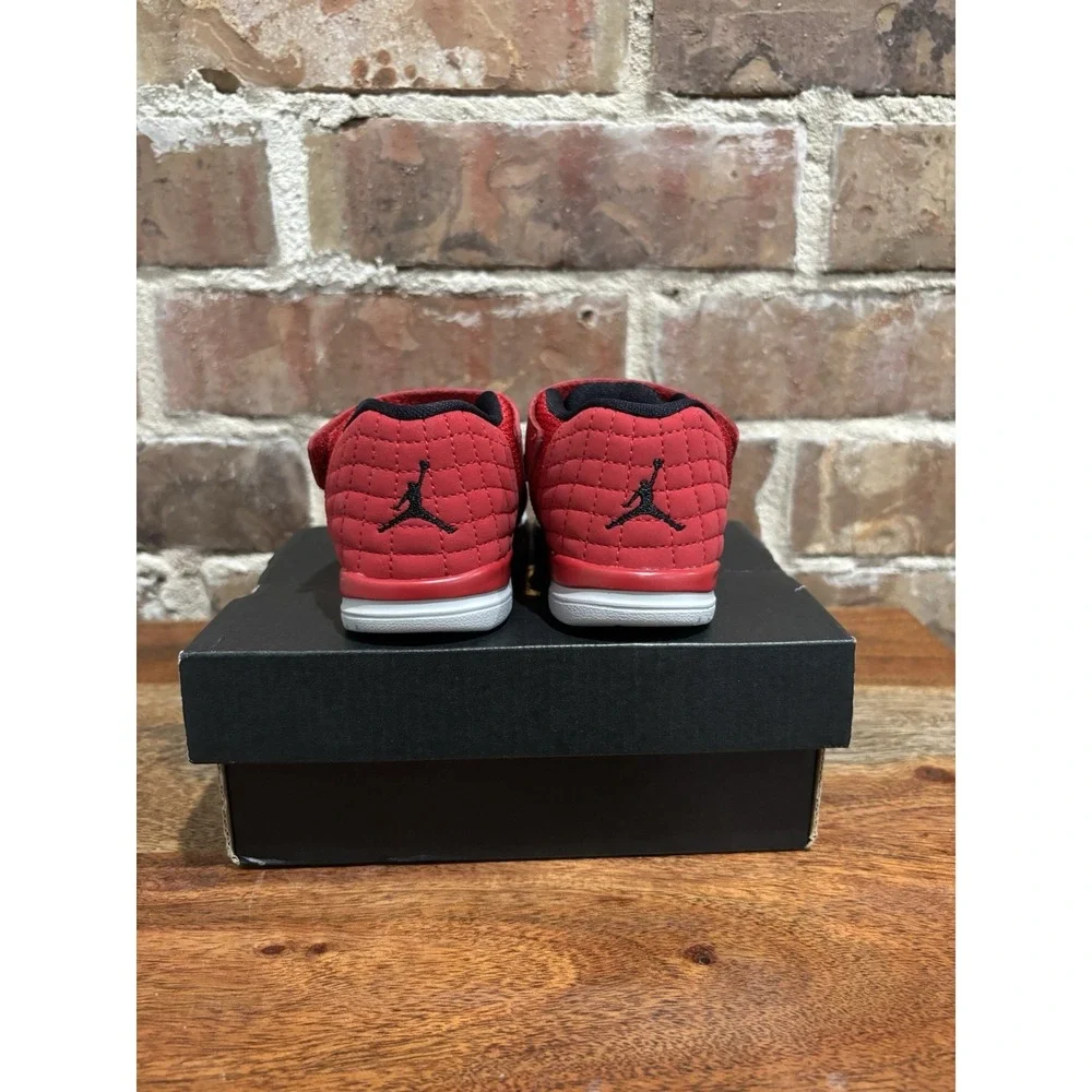 NEW 4C Shoes, Jordan Academy BT, Red Size 4C, Gym Red/Wolf Grey/Black Boys Shoes
